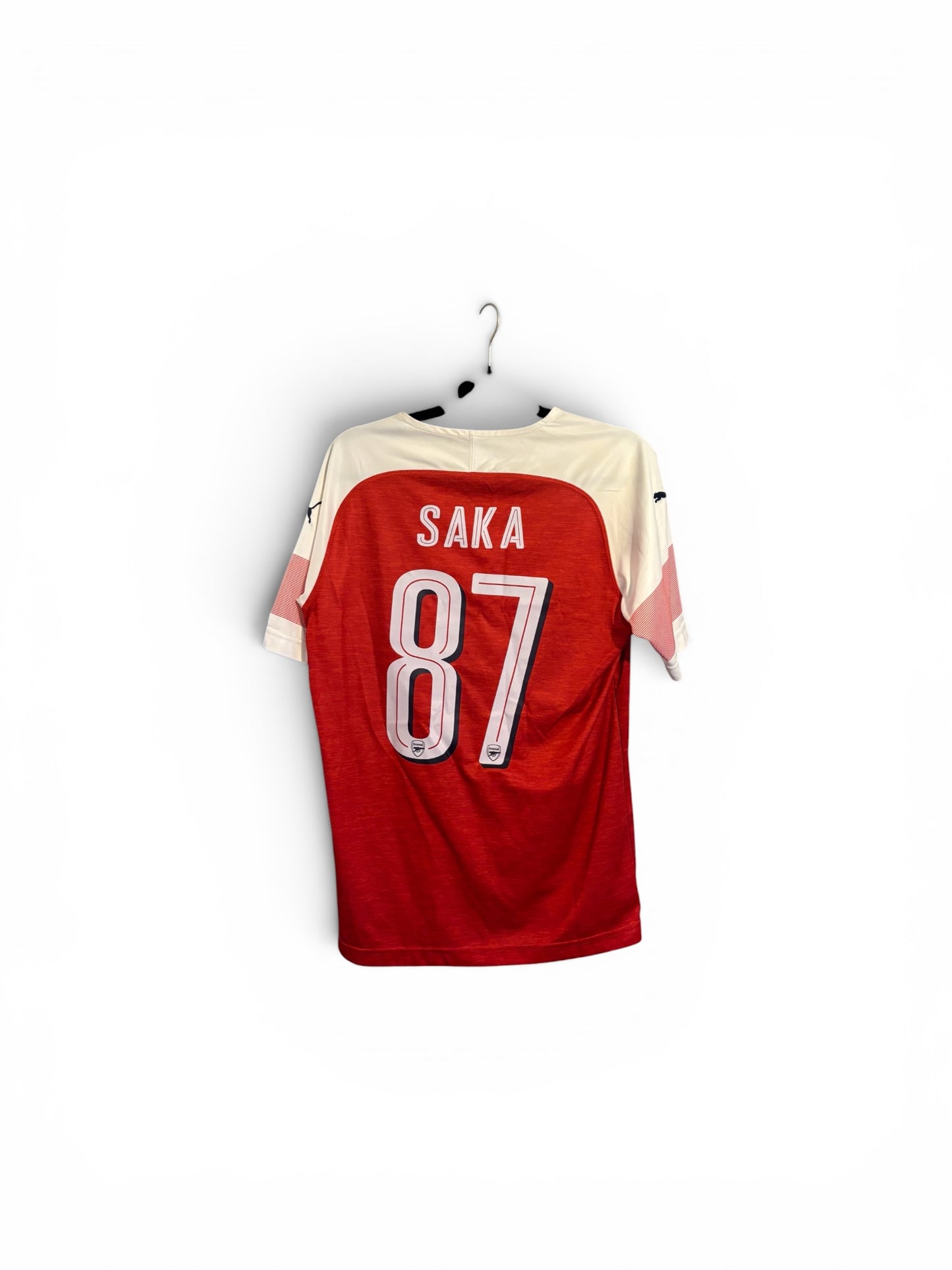 Arsenal 2018/2019 Home Shirt Bukayo Saka #87 (M)